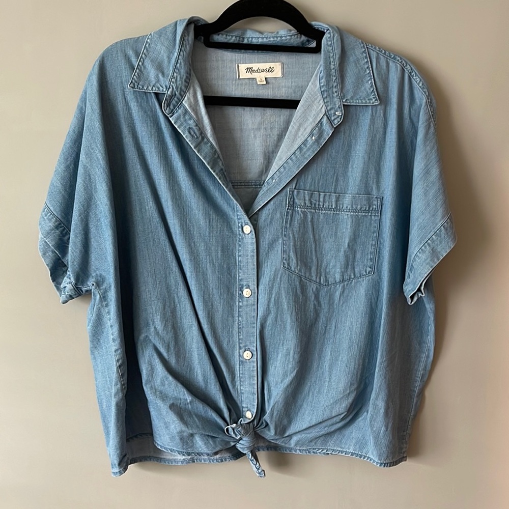 Jean blouse